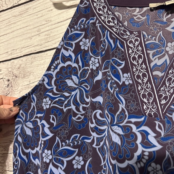 41 Hawthorn Blue Paisley Sleeveless Dress XXL | Stitch Fix - Picture 2 of 5